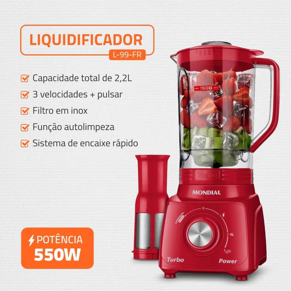 Kit Cozinha Britânia 3 em 1 Turbo 1050W